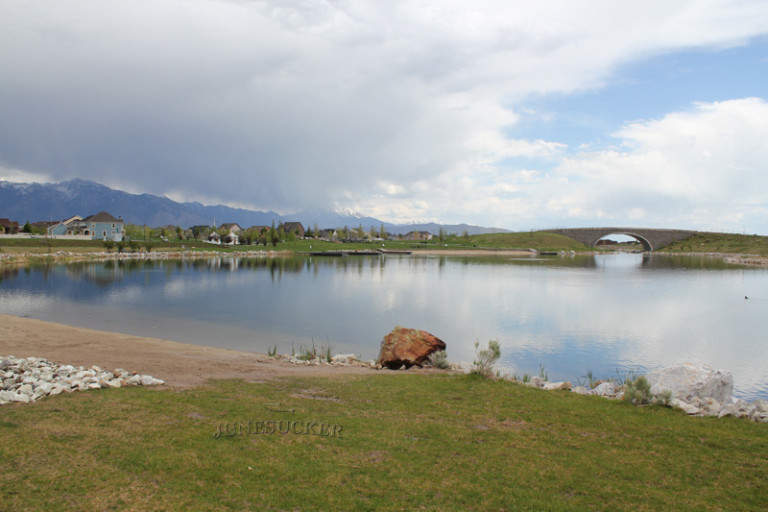 Oquirrh Lake Urban Fishing near Daybreak