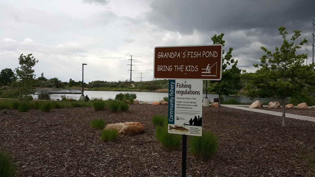 Sandy Pond Fishing Utah's Urban Ponds