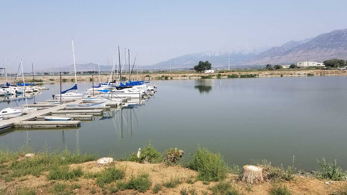 Utah Lake Lindon Marina.
