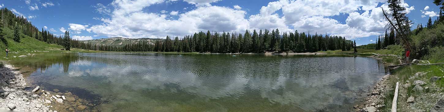 Cove Lake in the Manti-La Sal National Forest.