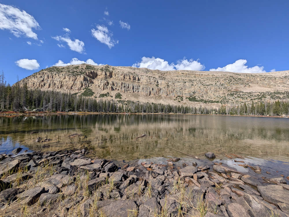 Azure Lake in Utah's Uinta Mountains