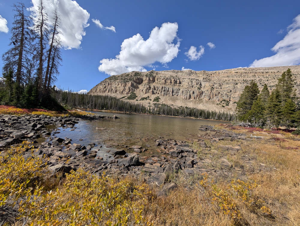 Azure Lake A-11 in the Provo River drainage of the Uintas
